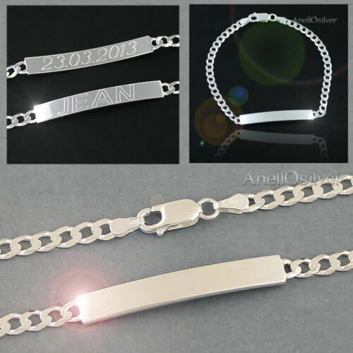 Bracciali da uomo in argento in argento sterling