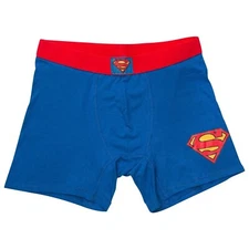 Superman Classic Men's Underwear Boxer Briefs Blue