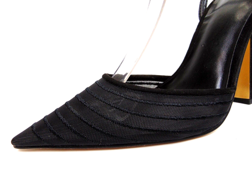NEW! JLO by Jennifer Lopez Womens Torrie Black Pumps Ankle Strap Heels Size 9.5 - Picture 9 of 14