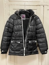 Girls Black Justice Jacket Size 8