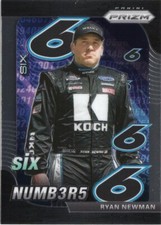  2020 Panini Prizm Numbers #3 Ryan Newman