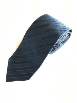 Krawatte S.Oliver marineblau / schwarz | tie / cravat S.Oliver navy blue / black