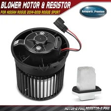 Front HVAC Blower Motor & Resistor Kit for Nissan Rogue 2014-2019 Rogue Sport