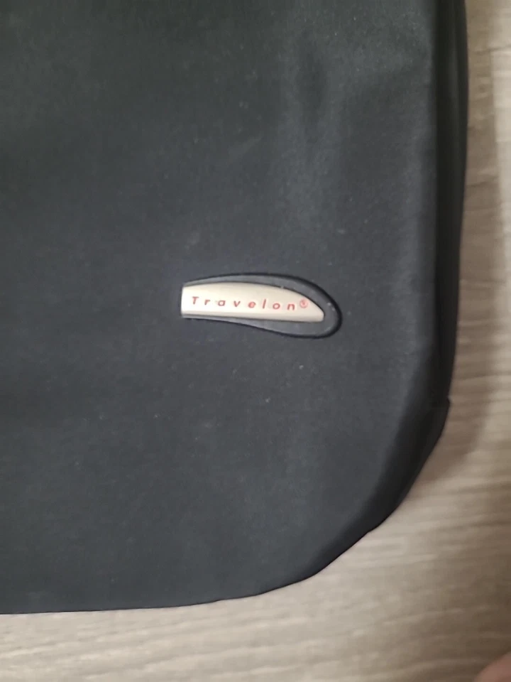 Travelon Bandolera Bandolera Mochila Mensajero Bolso de Viaje Negro Correa Ajustable Foto 2 de 4