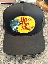 Bass Pro Shops Mesh Hat Cap Adjustable Snapback Trucker Fishing Baseball Outdoor