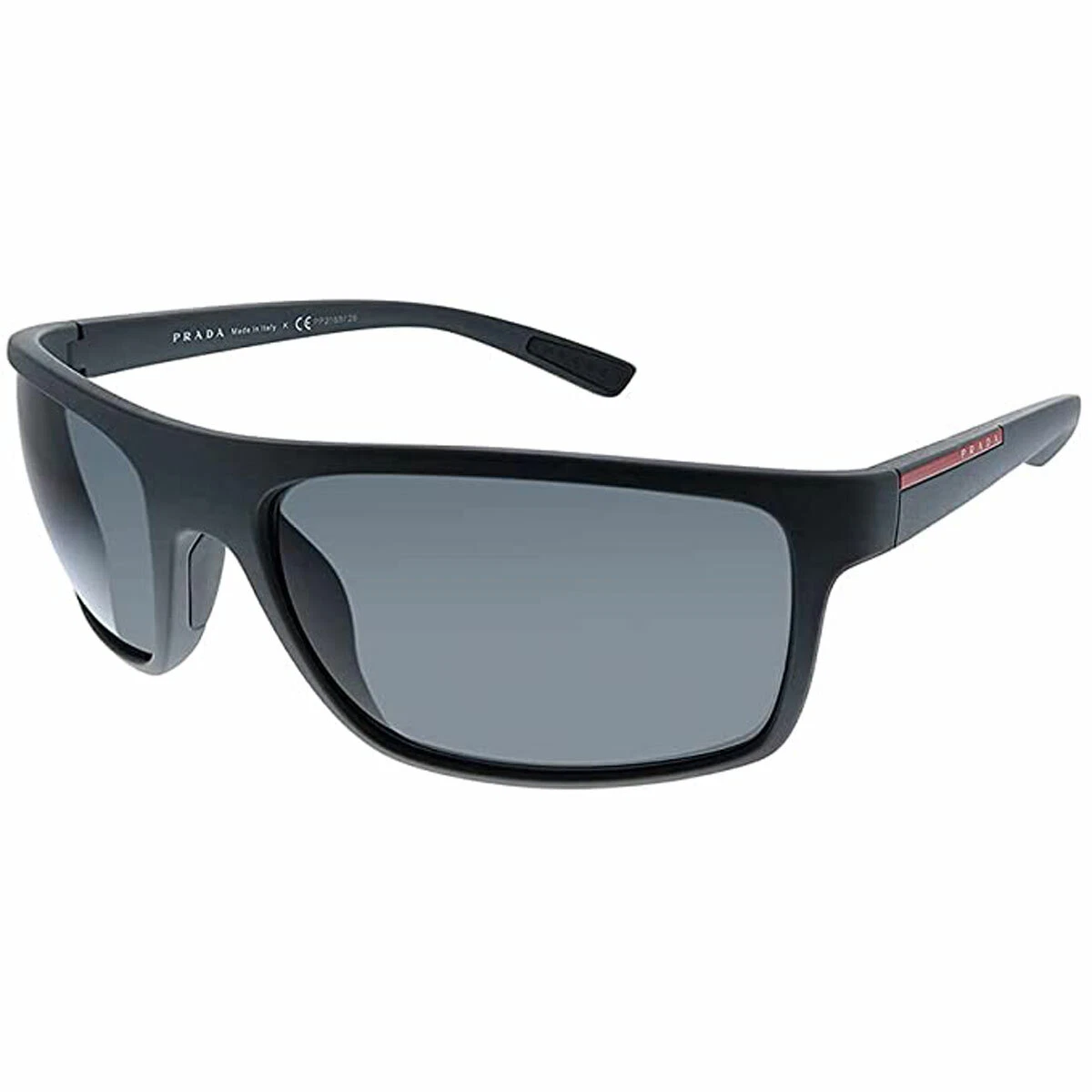Prada Sport Men s Sunglasses Linea Rossa Matte Gray Acetate Frame