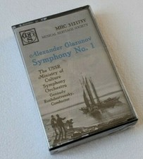Alexander Glazunov Symphony No. 1 Cassette BRAND NEW SEALED Musical Heritage