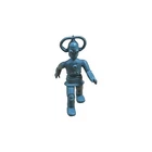 Vintage 1950s Marx Tom Corbett Rex Mars Space Playset Alien Figure Blue Robot