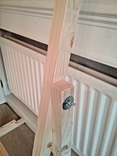 WOODEN STAND ONLY  suitable for weaving loom /embroidery frame    - Afbeelding 3 van 5