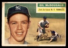 1956 Topps Baseball #225 Gil McDougald GD *h2
