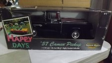 American Muscle Ertl Black '57 Cameo Pickup Happy Days 1/18 Scale