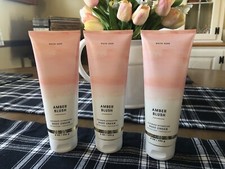 Lot of 3-White Barn/Bath  Body Works Amber Blush Ultimate Hydration Body Cream