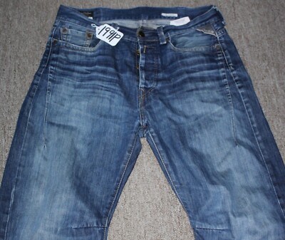 REPLEY BLUE BUTTON FLY Jean Pants for Boys SIZE -W30 X L26.  TAG NO. 1991P