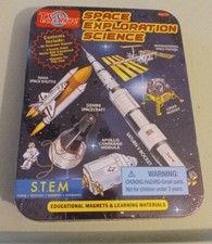 T.S. Shure Space Exploration Educational Magnets Science Tin can Homeschool