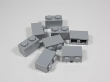 LEGO 8 Light Bluish Gray 1x2 Bricks P11