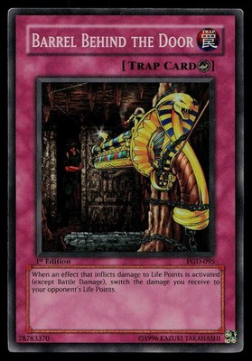 Yu-Gi-Oh Card Pharaonic Guardian Barrel Behind the Door PGD-095 1st Edition