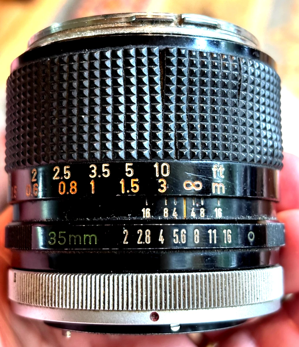 Canon FD 35mm f/2 Camera Lenses for sale | eBay