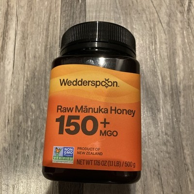 MANUKA HONEY WEDDERSPOON NEW ZEALAND RAW KFACTOR 16+ 17.6 oz 500 g 1.1 Lb Kosher