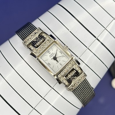 Geneva Limited Edition Watch Women 16mm Silver Tone White Dial #9.27