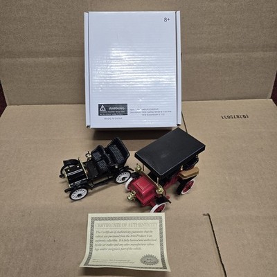 Arko Products Diecast 1:32 1904 Cadillac & 1904 Buick Model B w Certificate