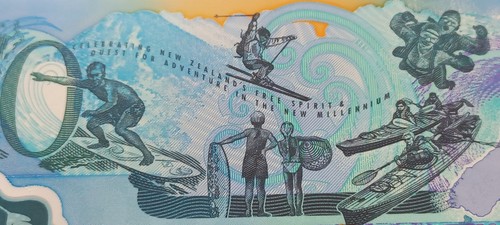 New Zealand $10 Dollars, 2000 Millennium Issue, (P-190a) UNC - Polymer #4805 - Picture 8 of 10