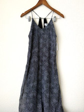 Old Navy Dot Pattern Navy Blue Maxi Dress NWT