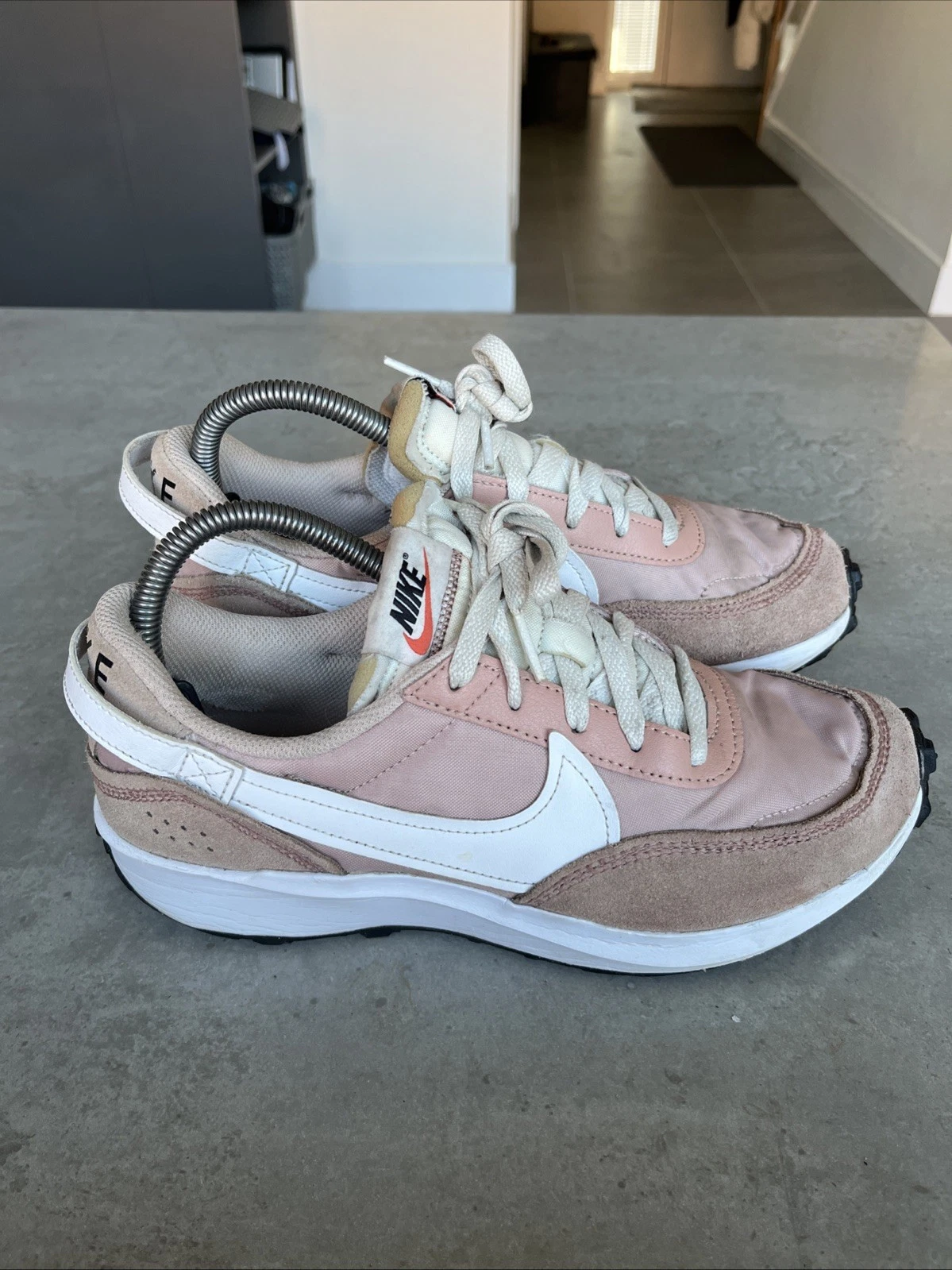 Nike Waffle Debutto Oxford Donna Rosa Grigio Lupo Taglia 6
