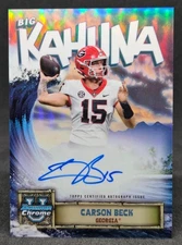 CARSON BECK 2024 BOWMAN CHROME UNIVERSITY BIG KAHUNA VARIATION ON-CARD AUTO RC