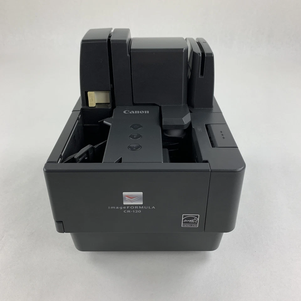 Canon ImageFORMULA CR-120 Check ID Scanner Bad Scans Parts and Repair  No AC - Image 2 of 4