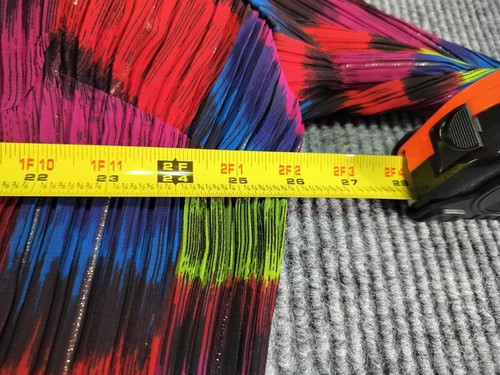 Liz&Me Platinum Collection Woman Blouse 5X Colorful Sheer Multicolor 3/4 Sleeve - Picture 3 of 6