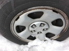 Wheel 17x7-12 Steel 5 Spoke Silver Fits 09-15 Pilot 3138884