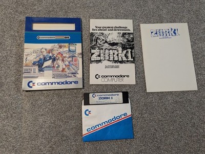 Zork 1 Commodore 64 CIB With Manual + Insert 