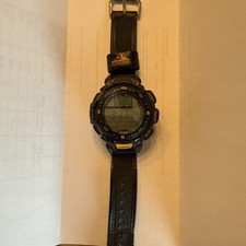 Casio Pathfinder 2271 PAG-40 Mens Watch 53mm Compass Altimeter Baro New Battery