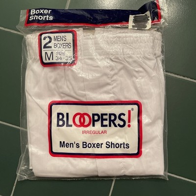 New Vintage BLOOPERS IRREGULAR SET OF 2 MEN'S Boxer Shorts - SIZE: Medium 34-36