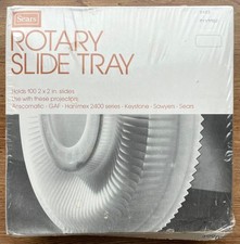 Vintage Sears Rotary Slide Tray Holds 100 2" x 2" Slides 39902 - Brand New