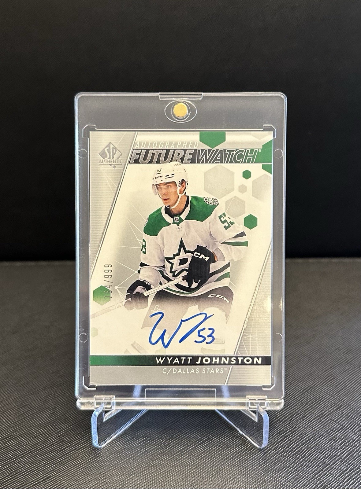 2022-23 SP AUTHENTIC FUTURE WATCH AUTO WYATT JOHNSTON /999 ROOKIE RC