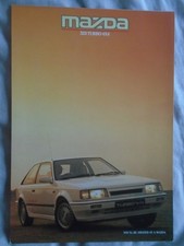 Mazda 323 Turbo 4x4 brochure Sep 1986 UK market