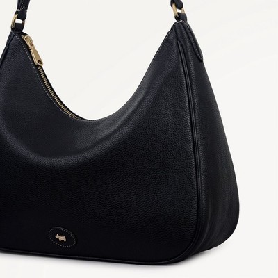 RADLEY SCHWARZ LEDER HANDTASCHE SCHULTERTASCHE BEUTELTASCHE UVP 219£!!! NEU!!!