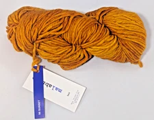 MALABRIGO TWIST x 2 Skeins 'Sunset' (Gold Yellow) Merino Wool -FREE SHIPPING!