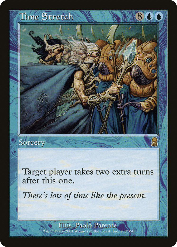 Time Stretch #108 (MP) Odyssey ODY Magic MTG