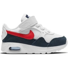 Toddler's Nike Air Max SC White/University Red-Obsidian (CZ5361 103)
