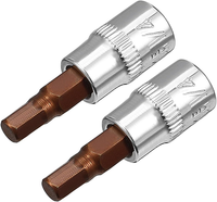 "2 StüCk Schraubendreher 1/4\" Antrieb X H5 (5Mm) Sechskant Bit Einsatz, S2 Stahl "