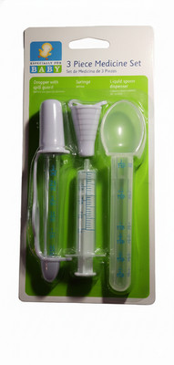Especially for Baby Infant 3-Piece Medicine Dispenser Set   Spoon, Oral Syringe