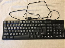 NEW LARGE KEYS COMPUTER KEYBOARD