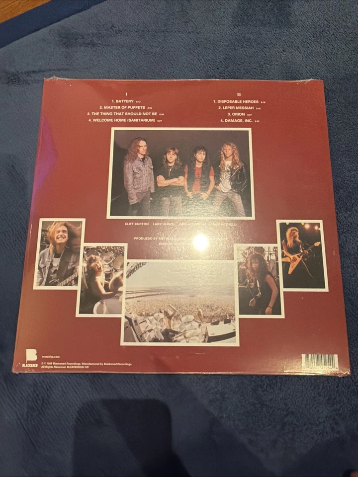 Metallica Master Of Puppets BRICK COLOURED VINYL LP WALMART EXCLUSIVE NEW SEALED - image 2 of 2
