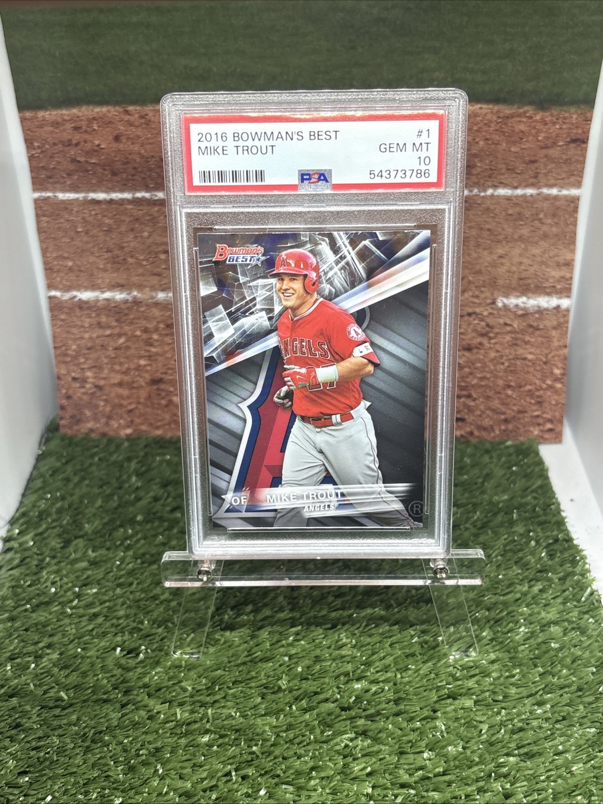 2016 Bowman BOWMAN'S BEST #1 Mike Trout front