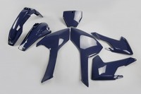 Kunststoff Verkleidung Kit Husqvarna TC FC 125 250 300 350 450 2016 - 2018 Bl...