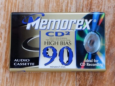 MEMOREX CD2 90 von 1997-1999, Made in China für den US-Markt, OVP