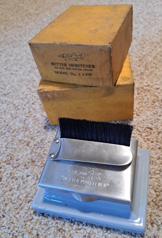VIntage Pike "Better Moistener" Model #3, with box - Unused!!