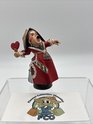 The Hamilton Collection THE QUEEN OF HEARTS Figurine Alice in Wonderland Pewter